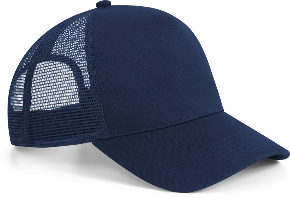 5 Panel Snapback Kappe "Microknit Trucker"