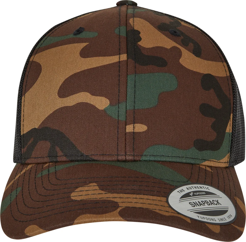 5 Panel Trucker Kappe "Camo"