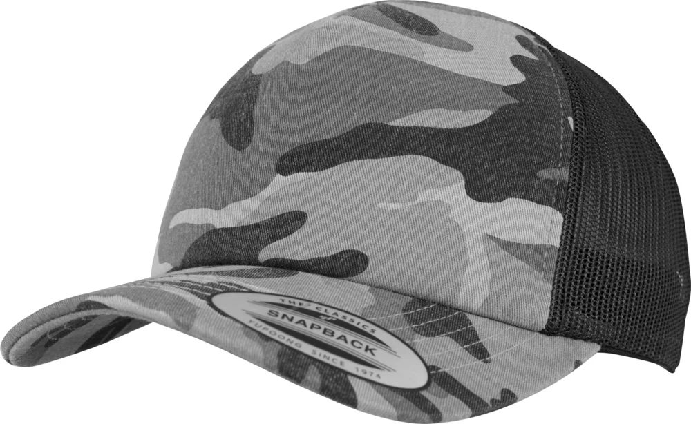 5 Panel Trucker Kappe "Camo"