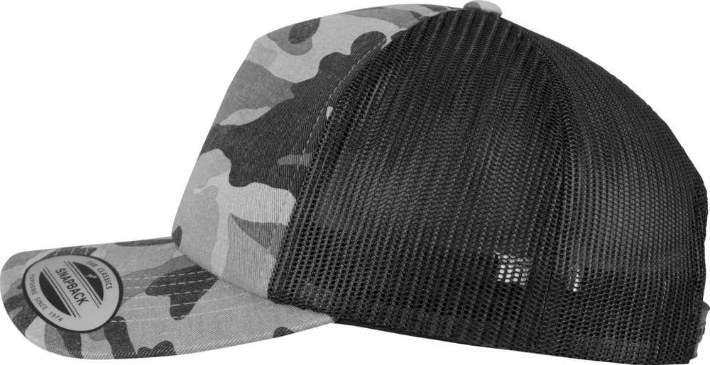 5 Panel Trucker Kappe "Camo"