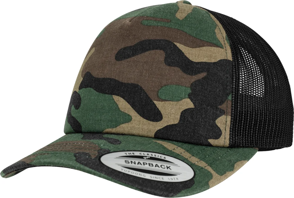 5 Panel Trucker Kappe "Camo"