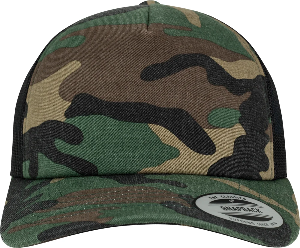 5 Panel Trucker Kappe "Camo"