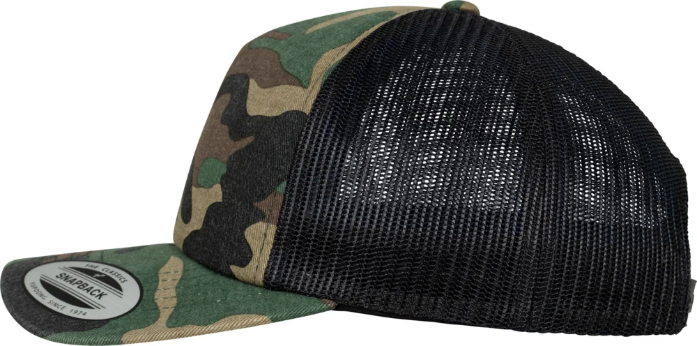 5 Panel Trucker Kappe "Camo"