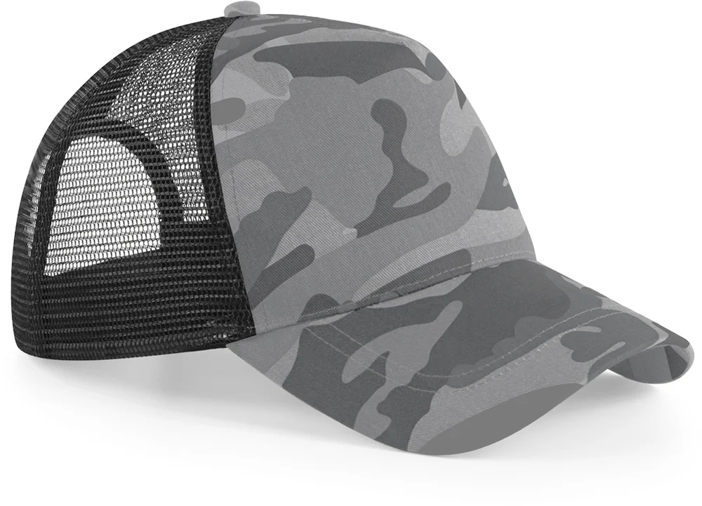 5 Panel Trucker Kappe "Camo"