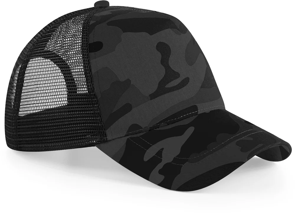 5 Panel Trucker Kappe "Camo"