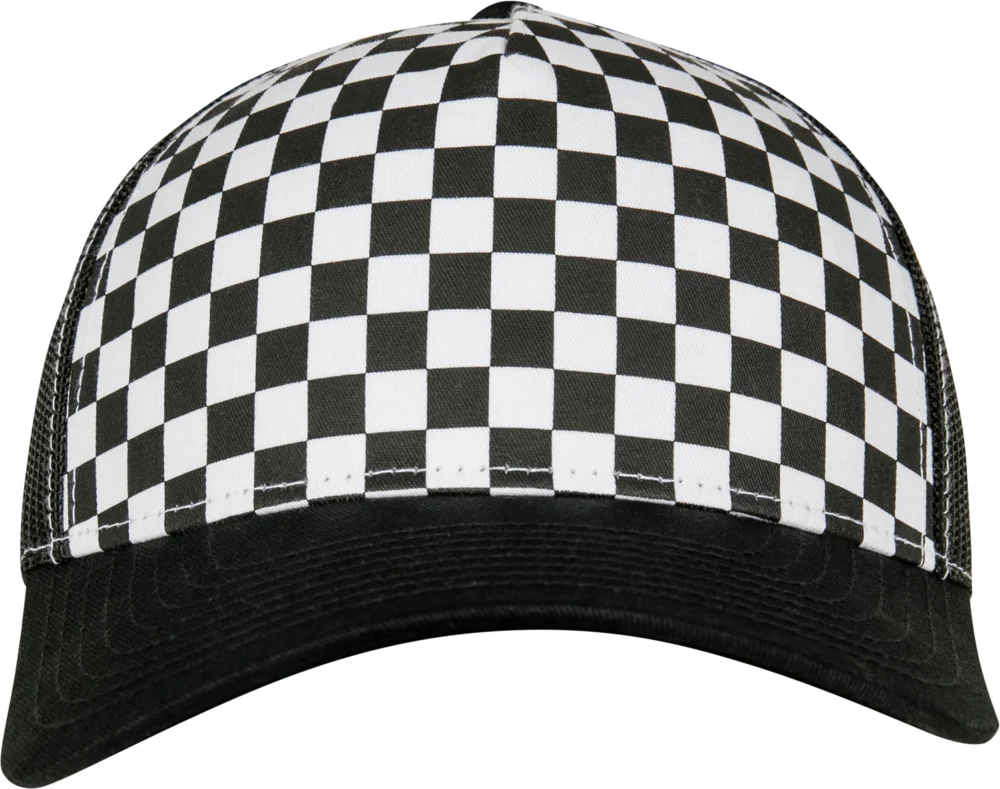 5 Panel Trucker Kappe "Checkerboard"