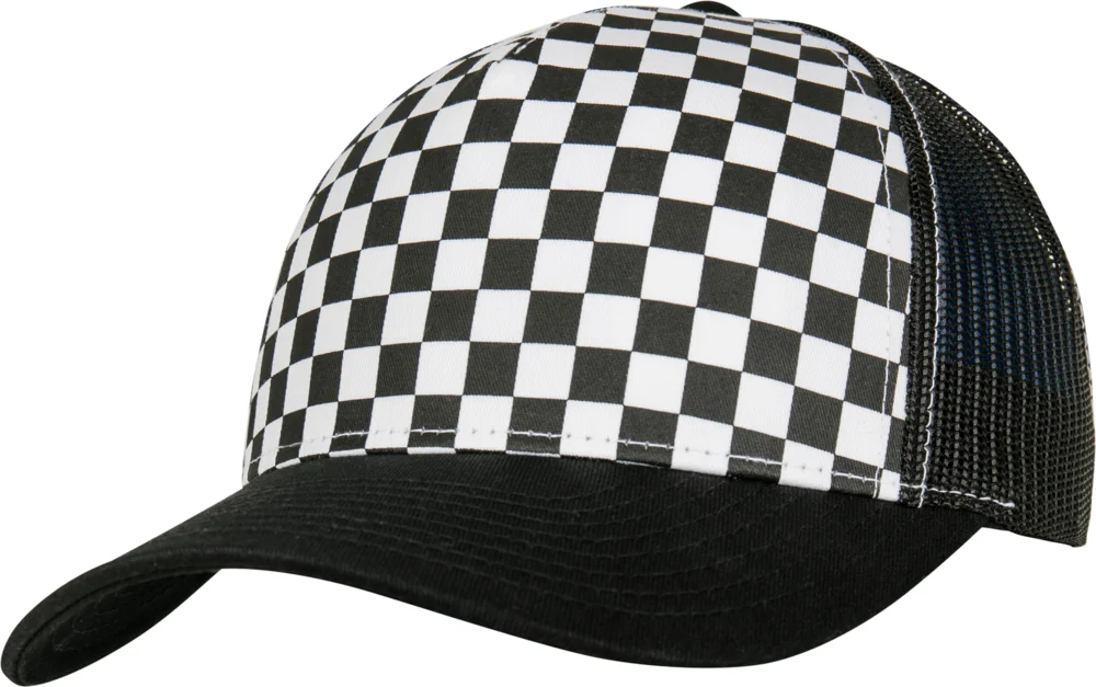 5 Panel Trucker Kappe "Checkerboard"