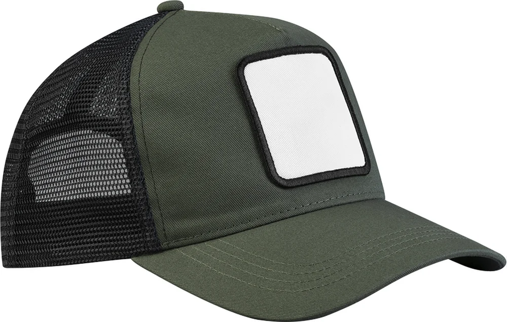 5 Panel Trucker Kappe mit Patch
