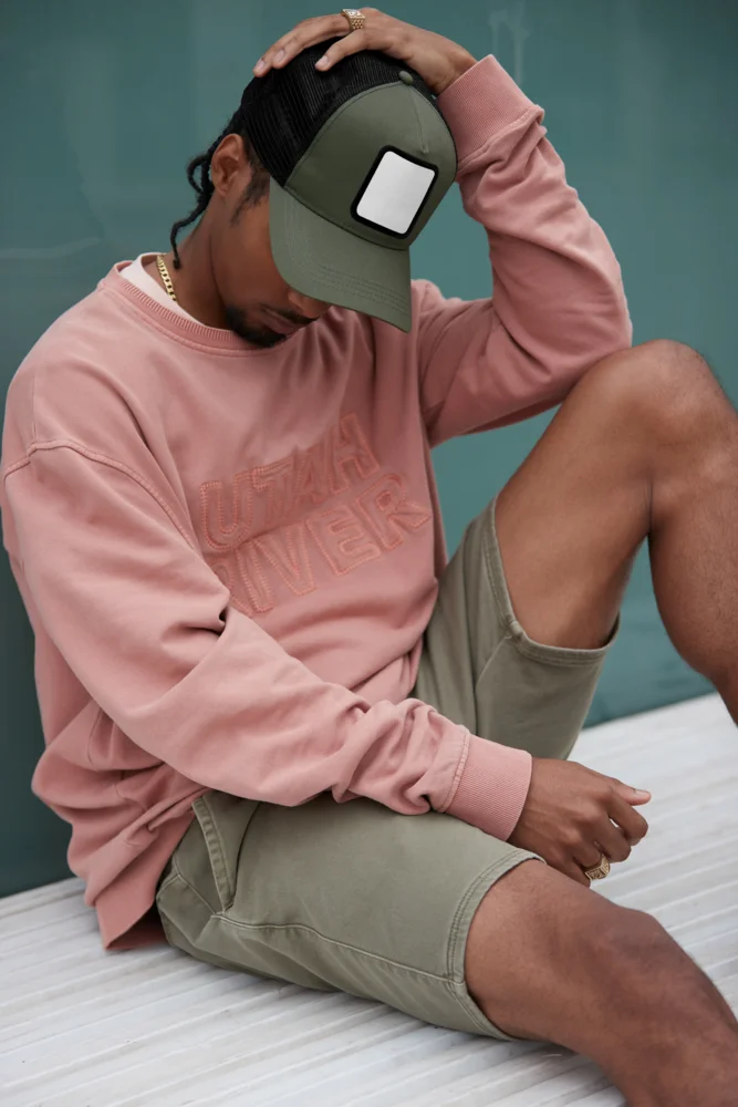 5 Panel Trucker Kappe mit Patch
