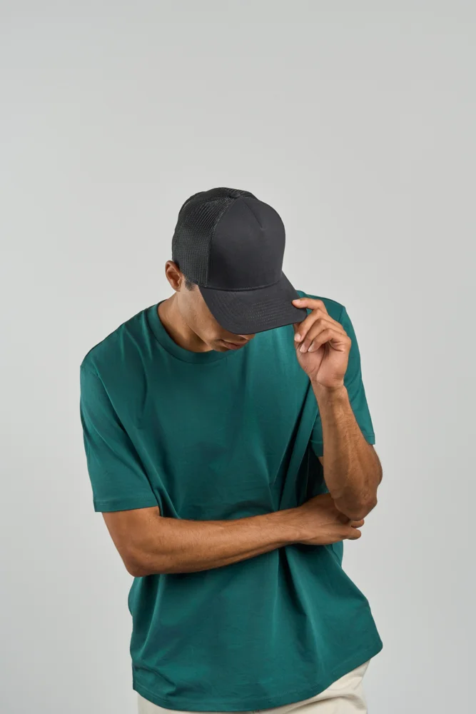5-Panel Trucker Kappe "Rapper Jersey"