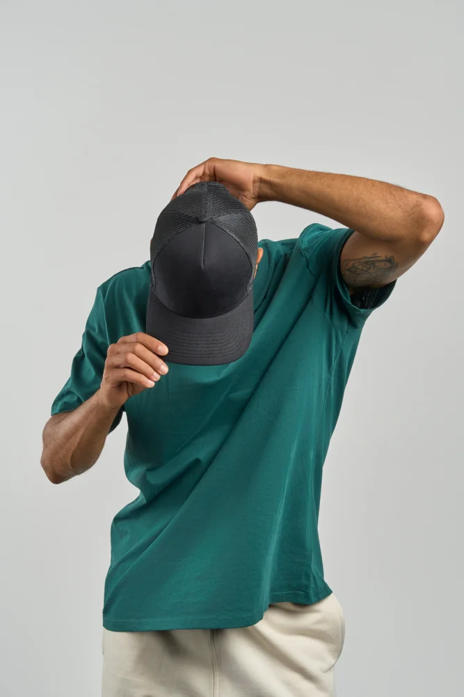 5-Panel Trucker Kappe "Rapper Jersey"