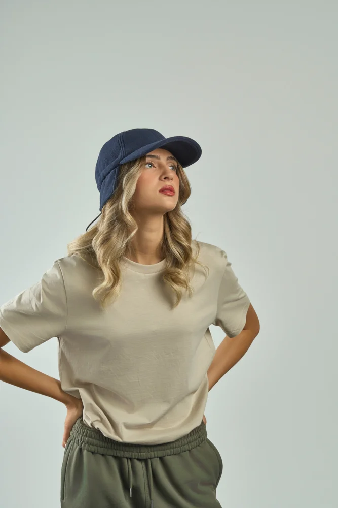 6 Panel Baseball Kappe mit Ohrenschutz