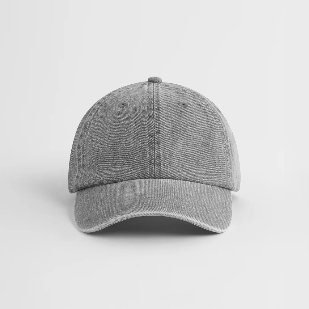 6 Panel Denim Cap