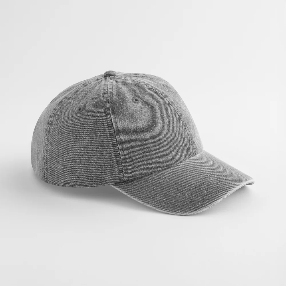 6 Panel Denim Cap
