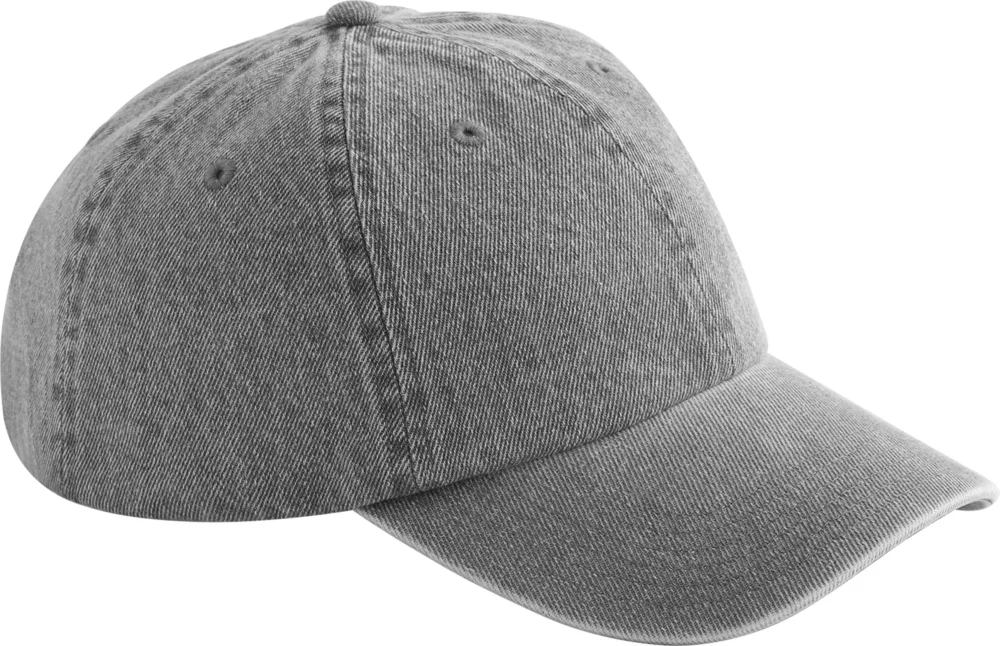 6 Panel Denim Cap