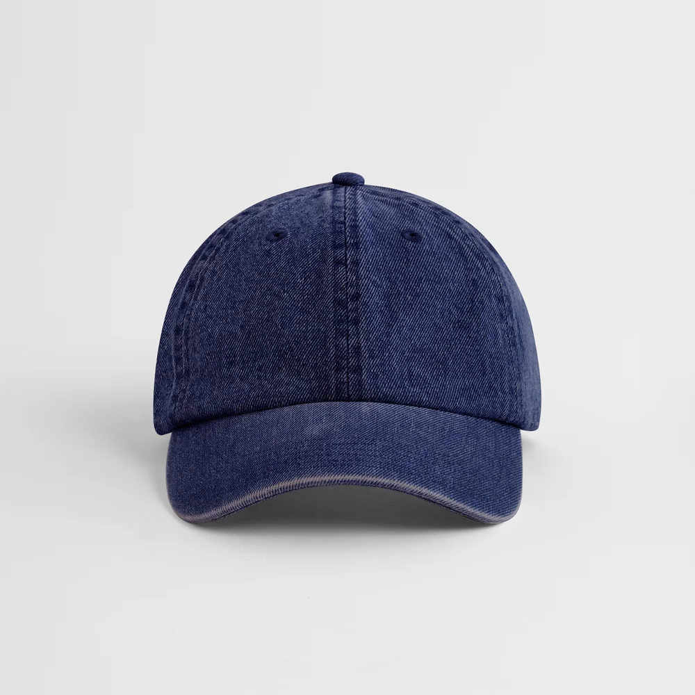 6 Panel Denim Cap