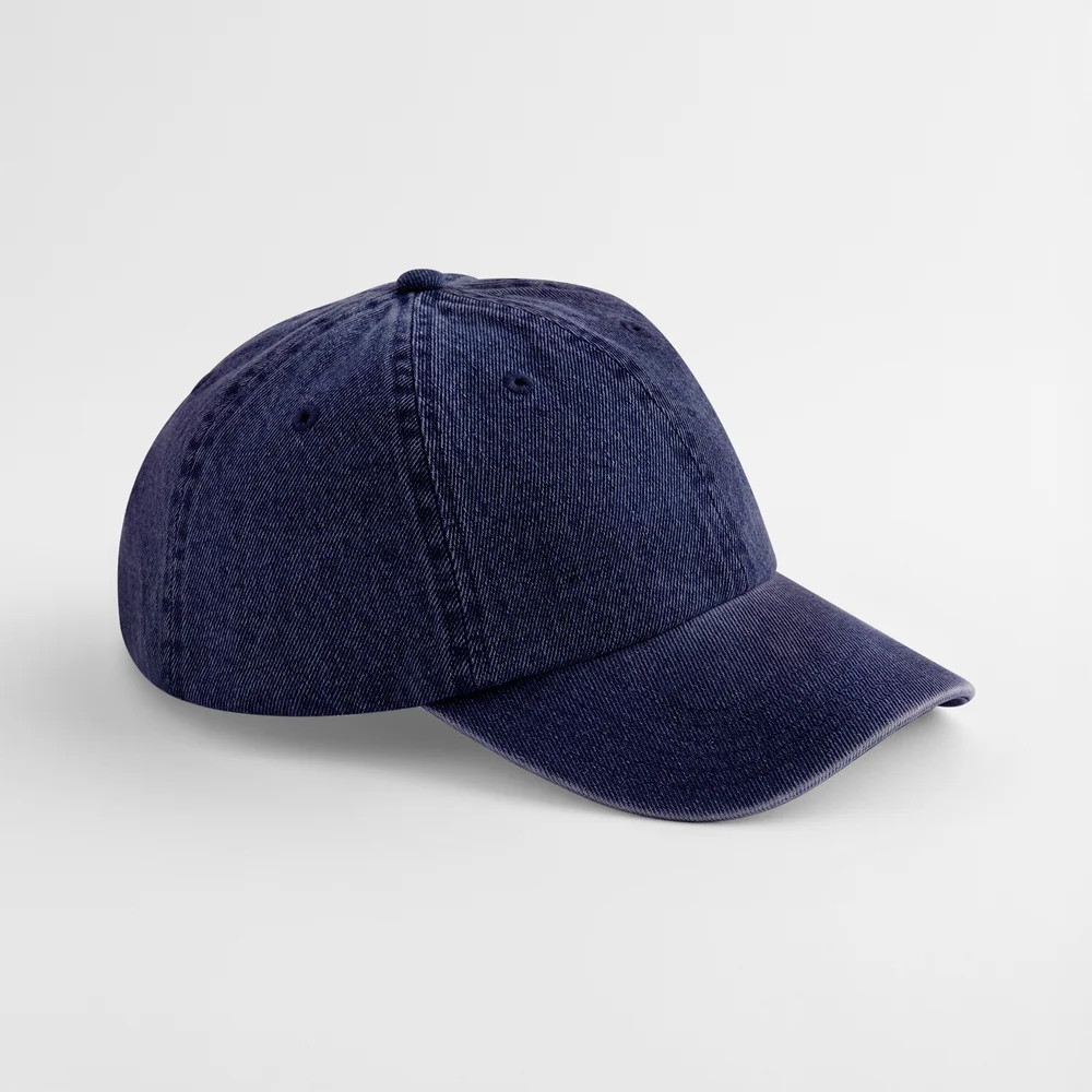 6 Panel Denim Cap