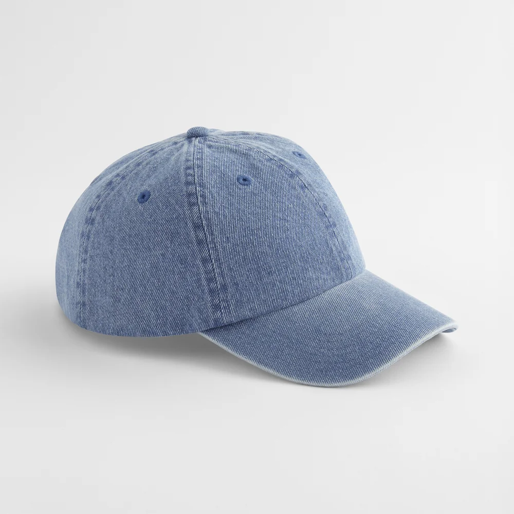 6 Panel Denim Cap