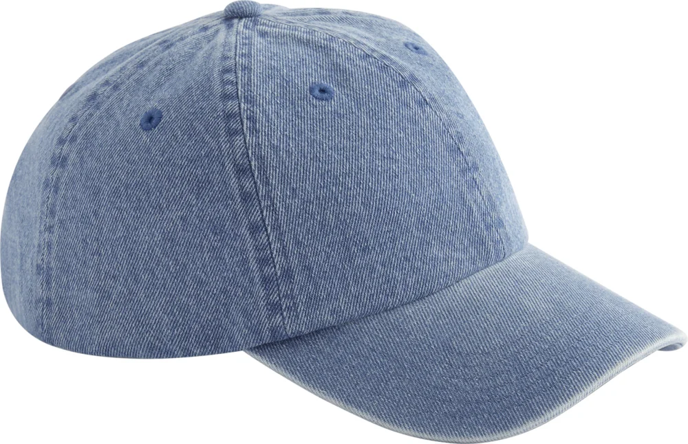 6 Panel Denim Cap