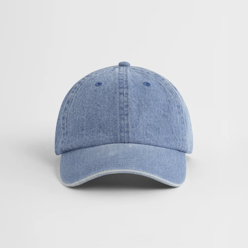 6 Panel Denim Cap