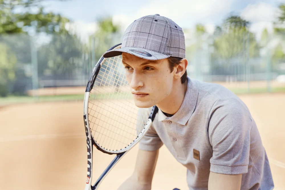 6 Panel Flexfit Glen Check Cap