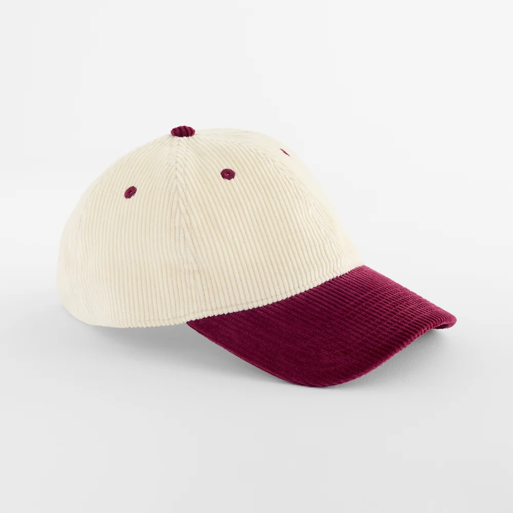 6 Panel Kappe "Contrast Corduroy"