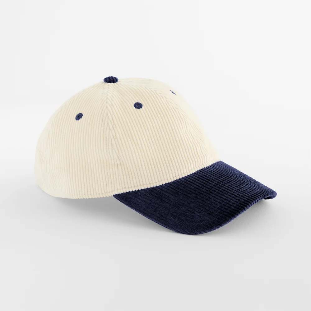 6 Panel Kappe "Contrast Corduroy"
