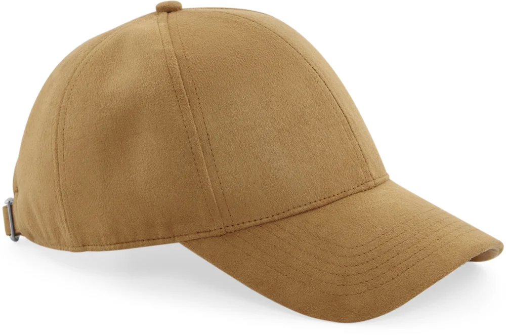 6 Panel Kappe "Faux Suede"