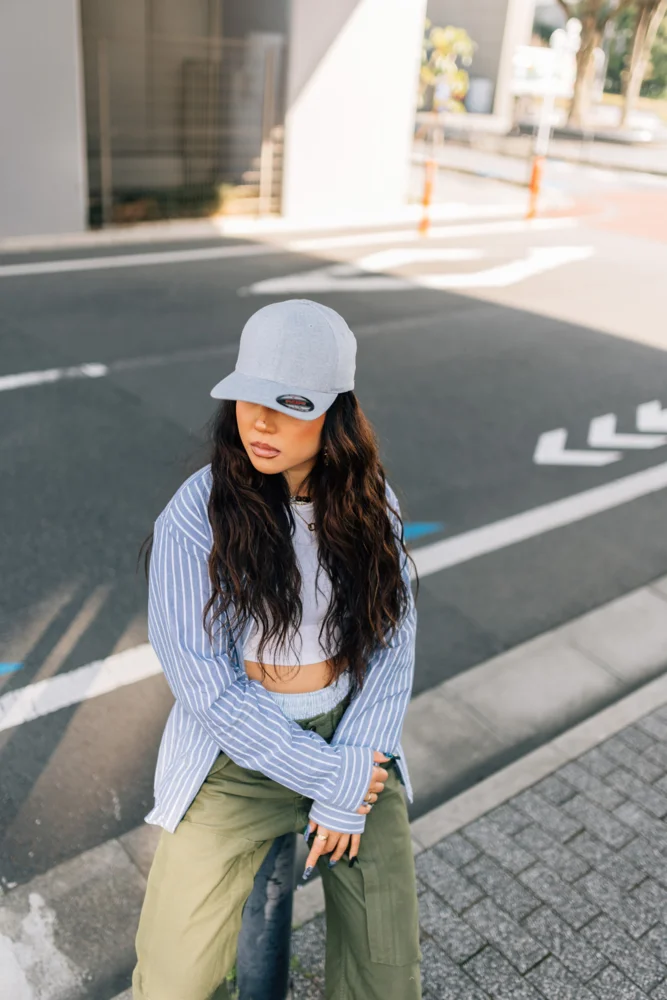 6 Panel Cap "Heatherlight"