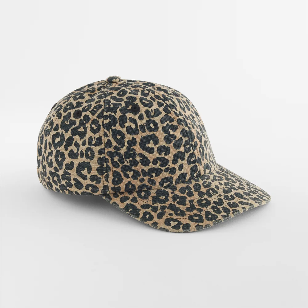 6 Panel Kappe "Leopard Print"