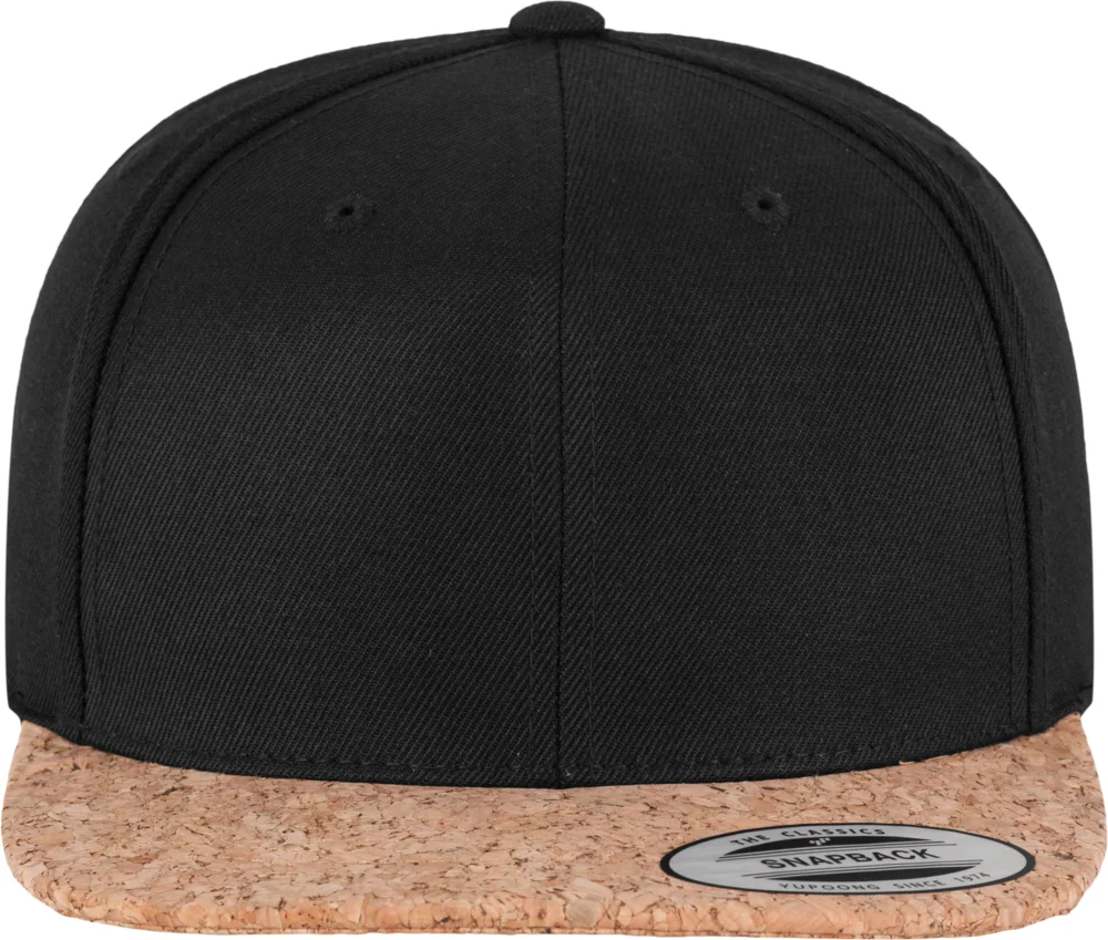 6 Panel Kappe mit Korkschild