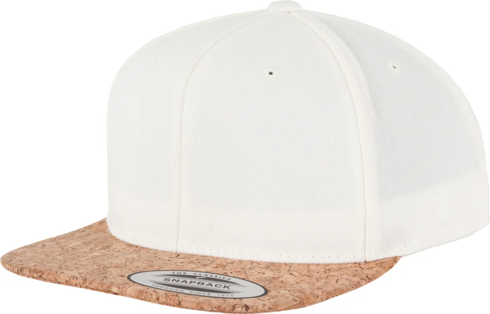 6 Panel Kappe mit Korkschild