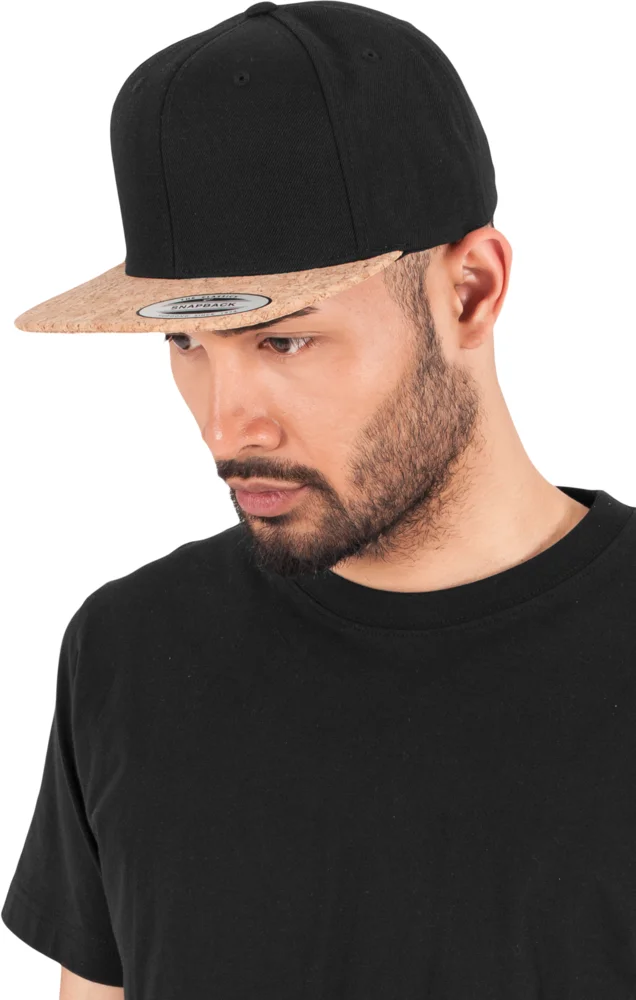 6 Panel Kappe mit Korkschild
