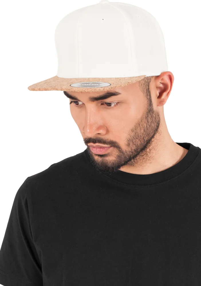 6 Panel Kappe mit Korkschild