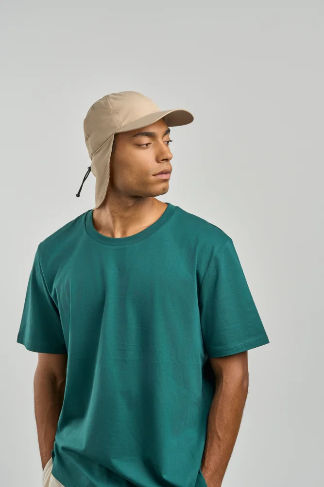 6 Panel Kappe mit Nackenschutz