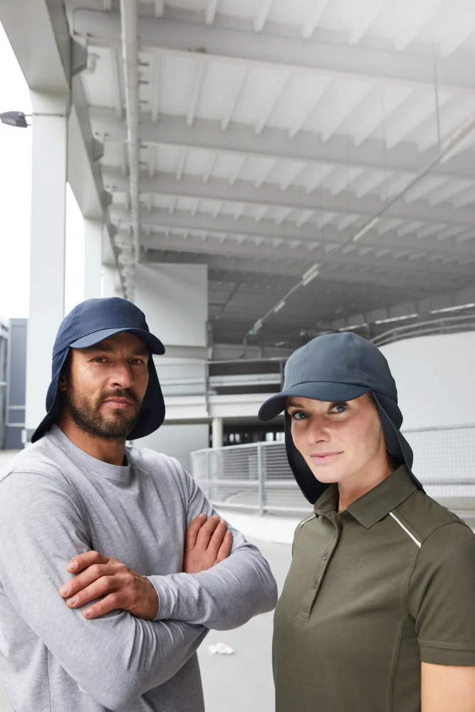 6 Panel Cap with Neck Protection