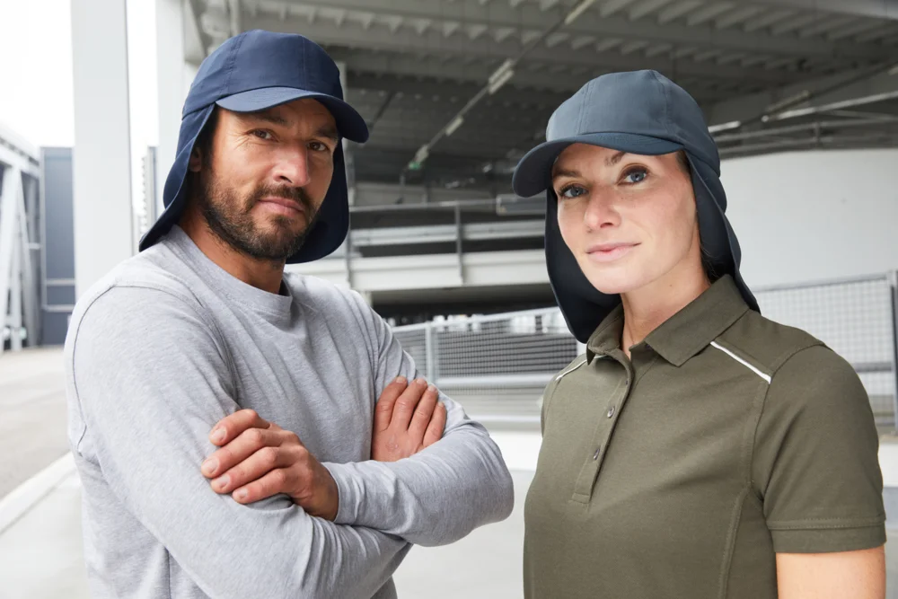 6 Panel Cap with Neck Protection