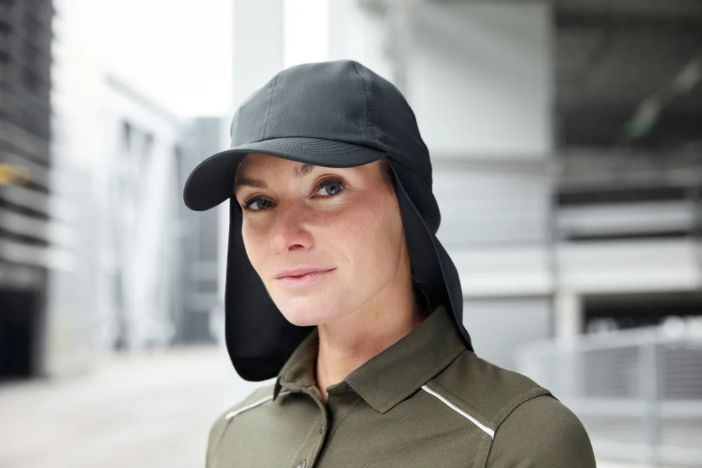 6 Panel Cap with Neck Protection