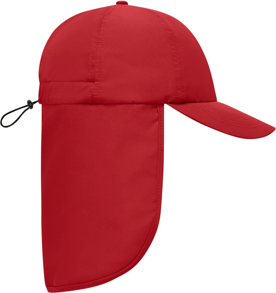 6 Panel Cap with Neck Protection