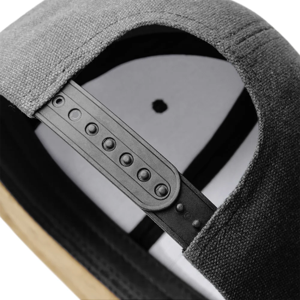 6 Panel Kappe "Suede Peak Snapback"