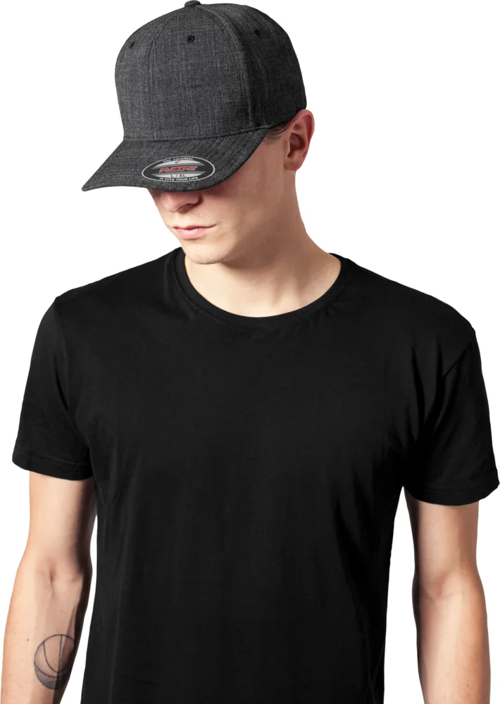 6 Panel Kappe "Twill Knit"
