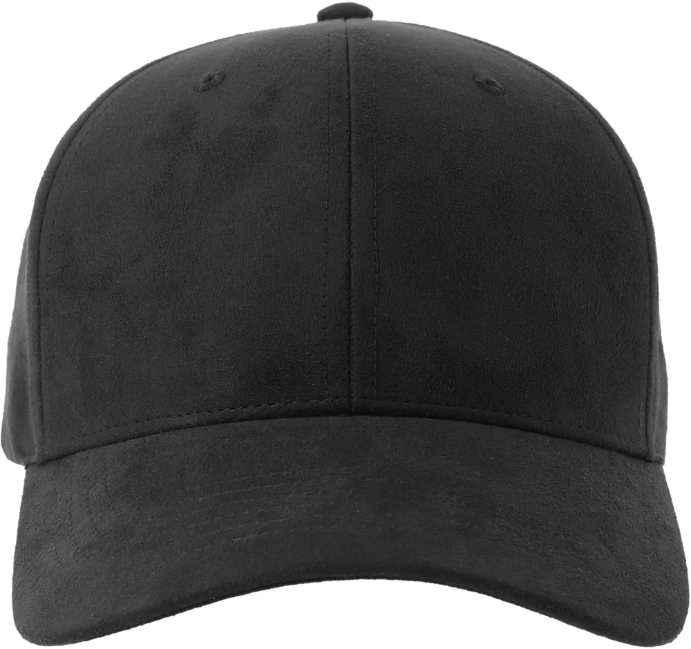 6 Panel cap suede look