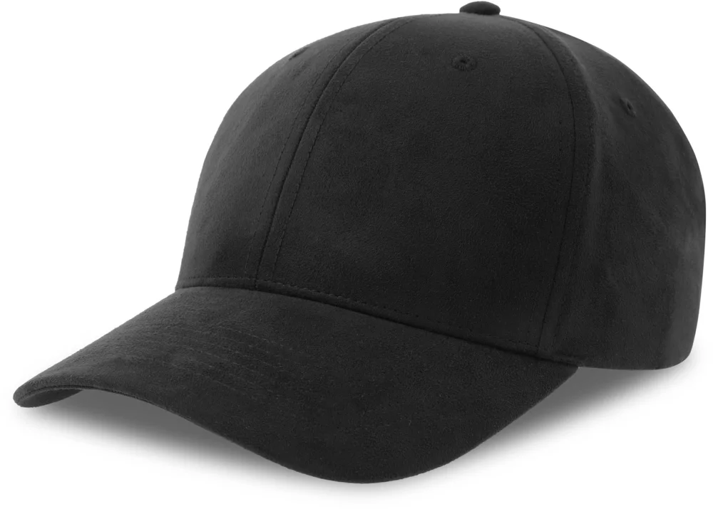 6 Panel cap suede look