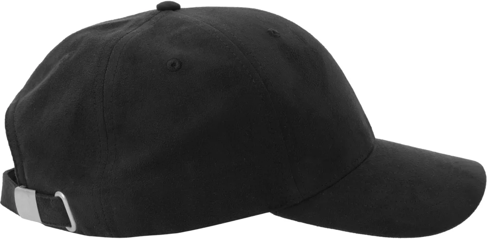 6 Panel cap suede look