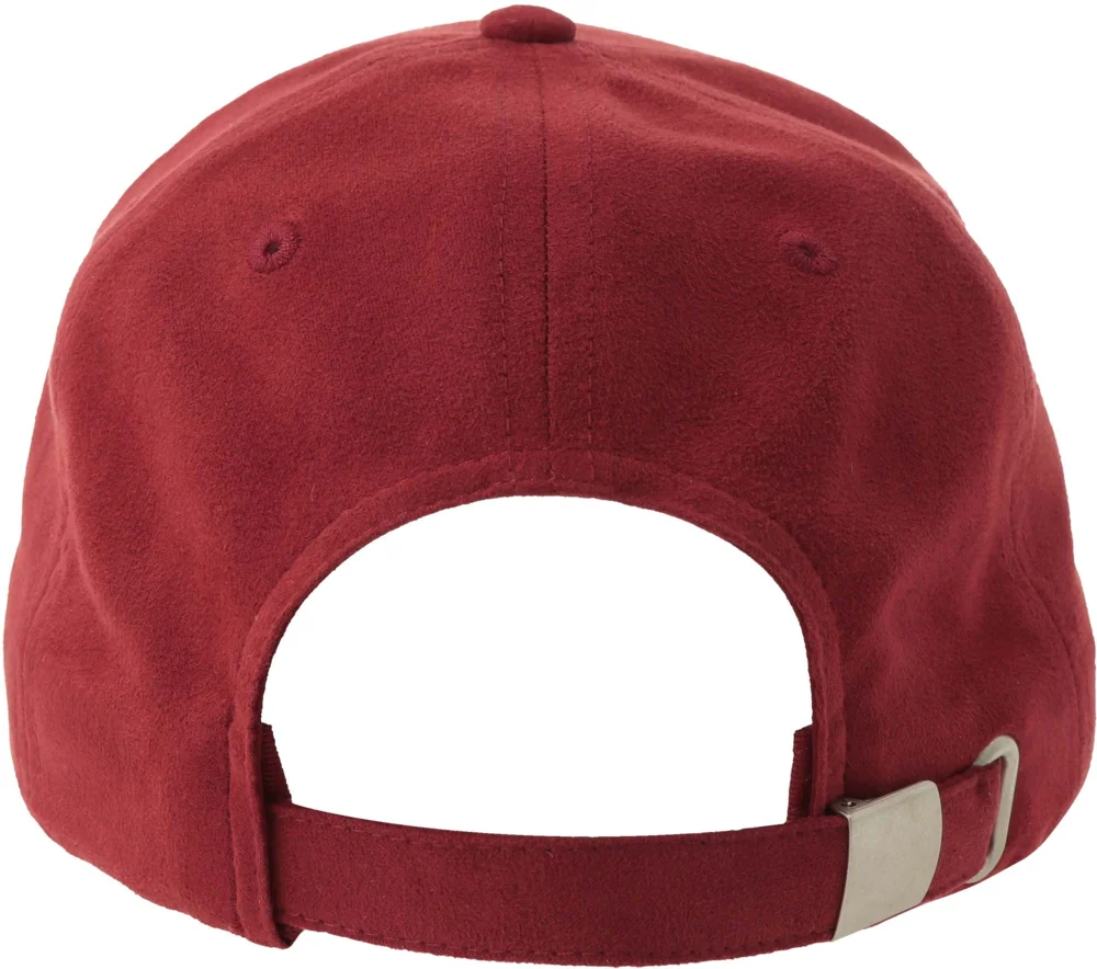 6 Panel cap suede look