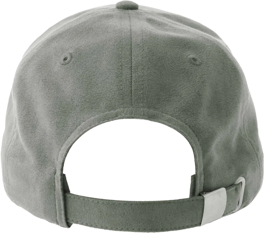 6 Panel cap suede look