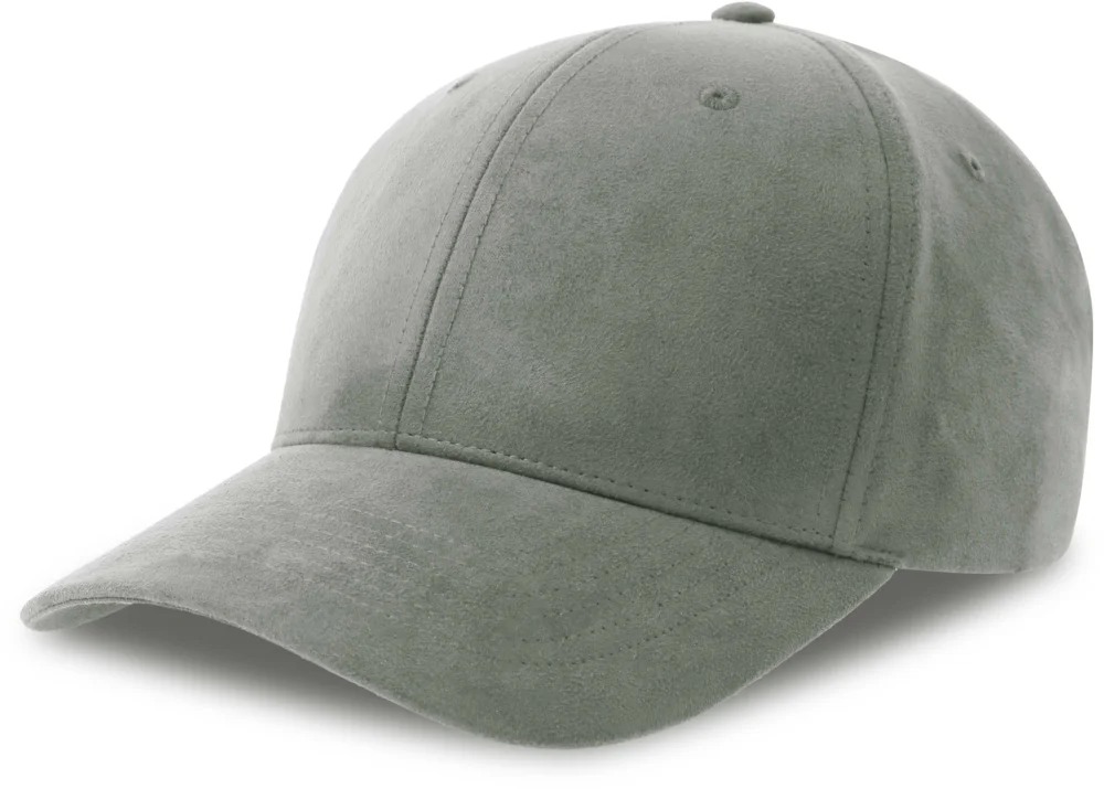 6 Panel cap suede look