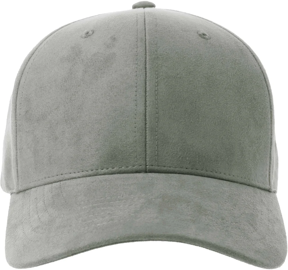 6 Panel cap suede look