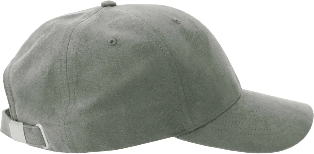 6 Panel cap suede look