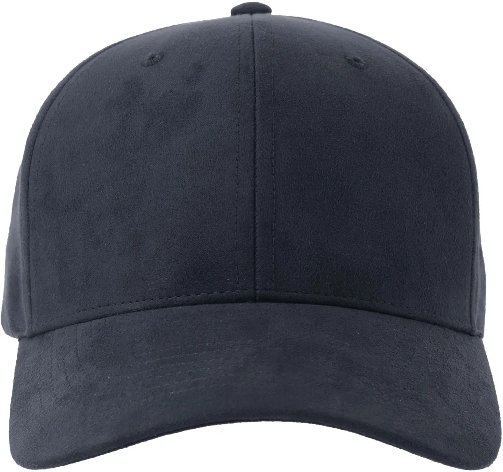 6 Panel cap suede look